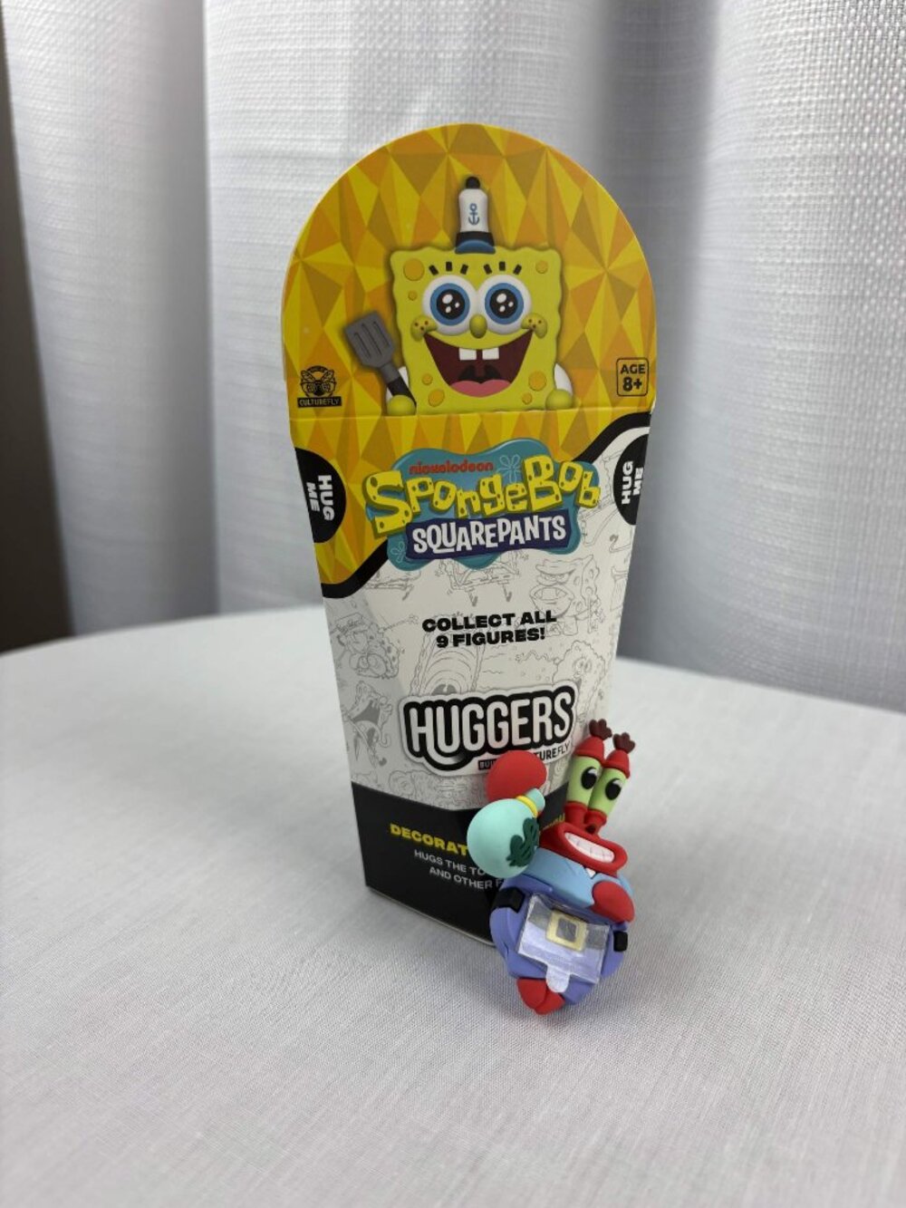 Huggers Built By CultureFly Spongebob Squarepants Mr. Krabs Open Box BRAND NEW